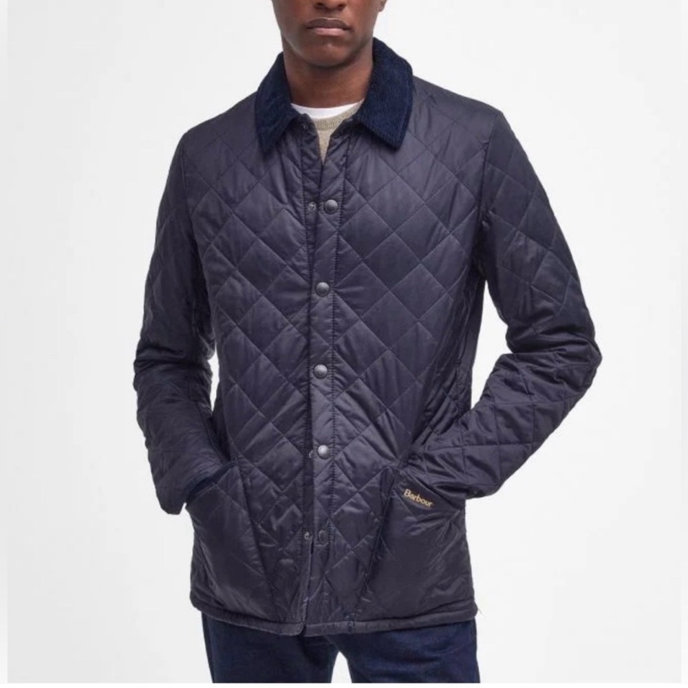 Barbour Navy Quilted Jacket